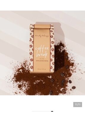 Beauty Bakerie Coffee Break AHA + BHA Exfoliating Facial
